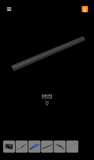 脱出ゲーム非常階段_5階_鉄パイプを入手する