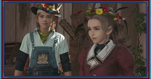 丘の上に咲く花