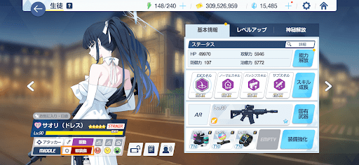 防御タイプが軽装備