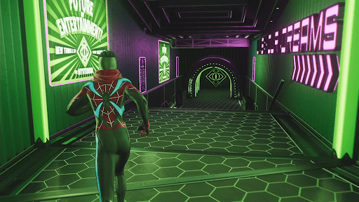 延々と続く回廊