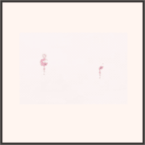 フラミンゴの耳飾り