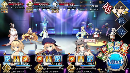 fgo-平安炎舞_戦闘