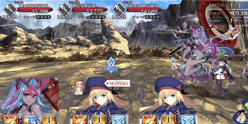 fgo-岩集め石の上にも三年_バトル1