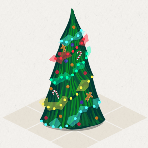 クリスマス・タウンのクリスマスツリー