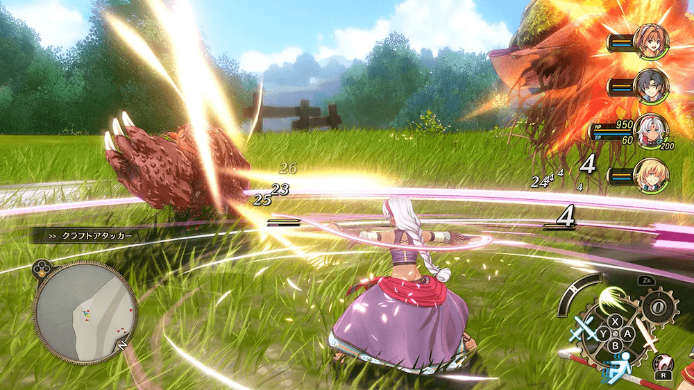 完成度の高いバトルが楽しめる