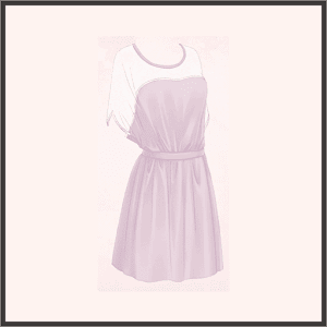 シースルーワンピ（紫）