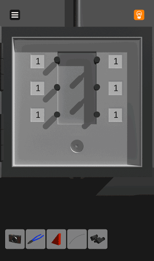 脱出ゲーム非常階段_5階_ワイヤーにニッパーを使用する