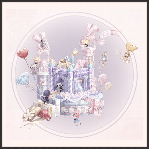 カラフルな王座