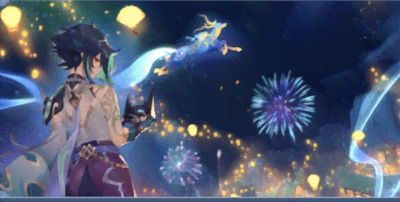 明霄灯海のファンアートを作成する