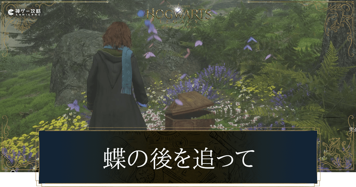 蝶の後を追って