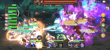 オブリガードのバトル中の画面画像