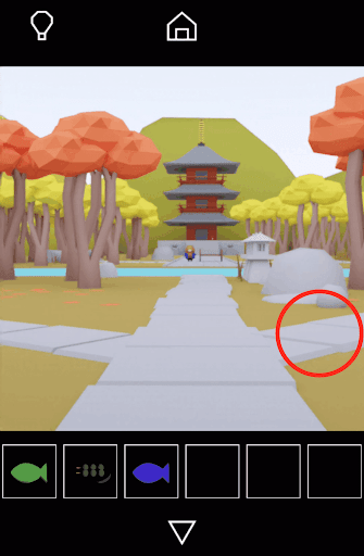 Dango_中央の分かれ道に移動して右側に移動する