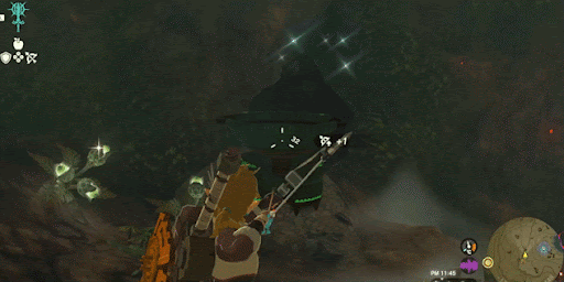 矢に付けて撃つと鉱床や岩を壊せる