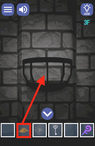 ドラゴンと魔法使いの住む塔_3階_木をかごの中に入れる