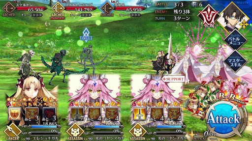 fgo-スケルトンハント_バトル