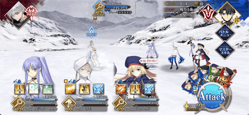 fgo-リコレクションクエスト「アナスタシア戦」1/1-1