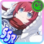 雪山もこもこ少女