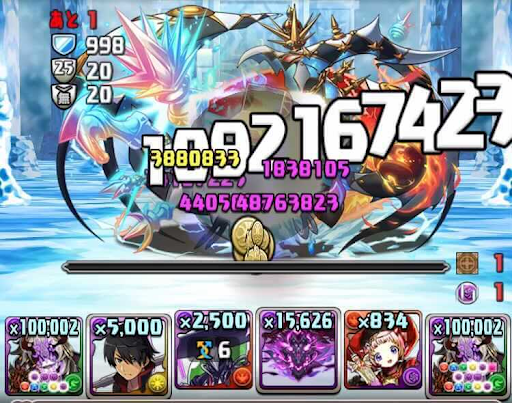 3択ウィンターチャレンジLv.3-ミカゲパーティ