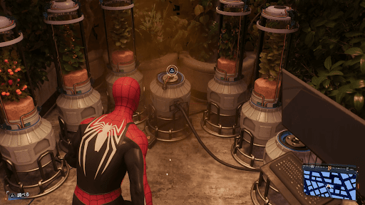 ESUの温室を調べる