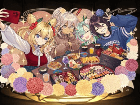 正月パーティーの絢星霊・フィリス