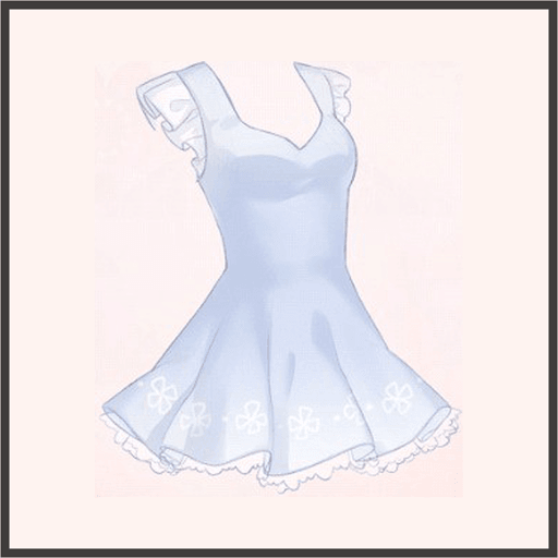 四つ葉のクローバー（青）