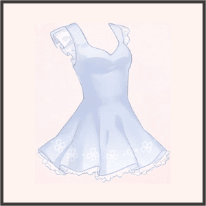 四つ葉のクローバー（青）