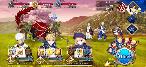 fgo-マンティコアハント_バトル