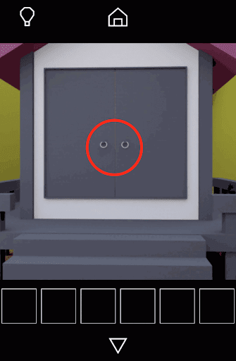 Dango_扉を開けて建物の中に入る