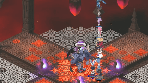 攻撃役に隣接する位置でタワーを作る