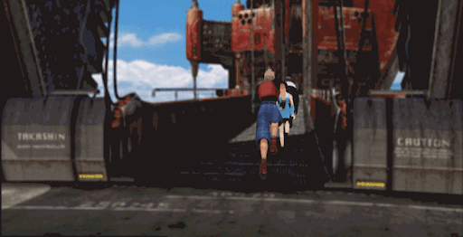 FF8_屋上の通路_マップ