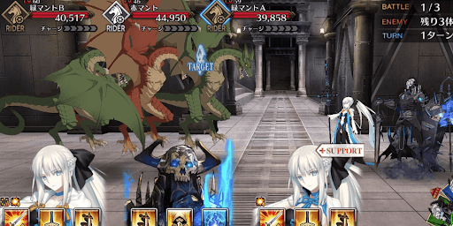 fgo-ゴーストルーム迷宮を彷徨う物の怪_バトル1