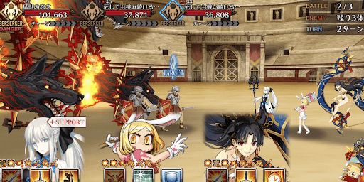 fgo-ゴーストルーム終わらぬ戦士の闘争_バトル2