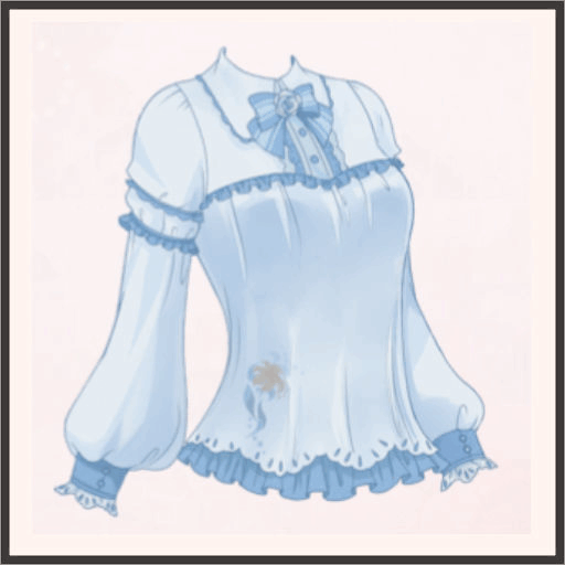 ピュアブルー-トップス