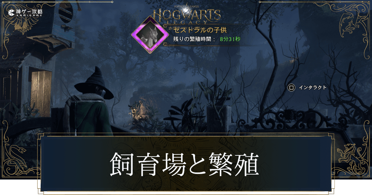 繁殖のやり方と解放条件