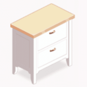 カントリー調サイドチェスト