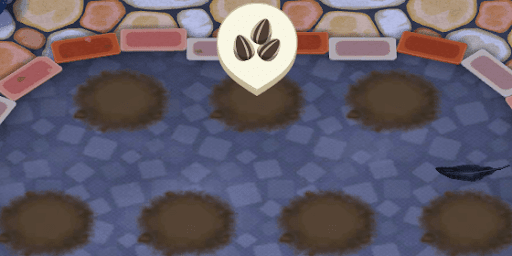 花の種を植える