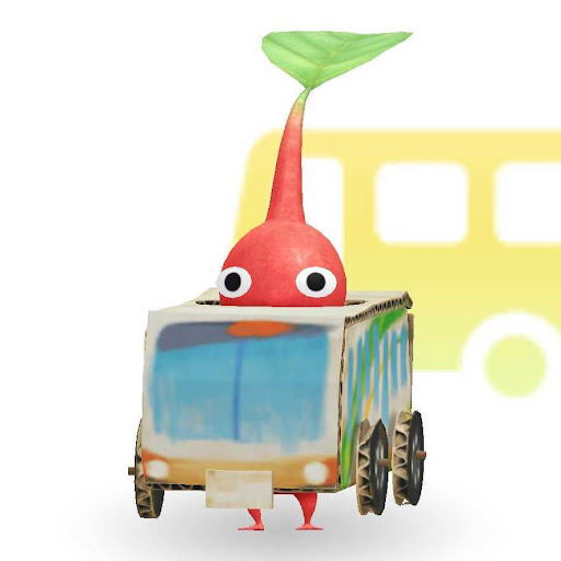 バスのペーパークラフト