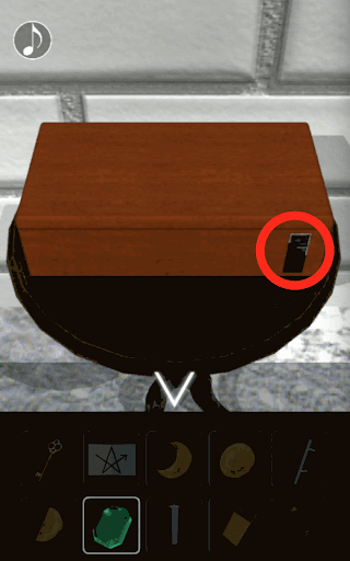 月の見える城からの脱出_ベランダの上