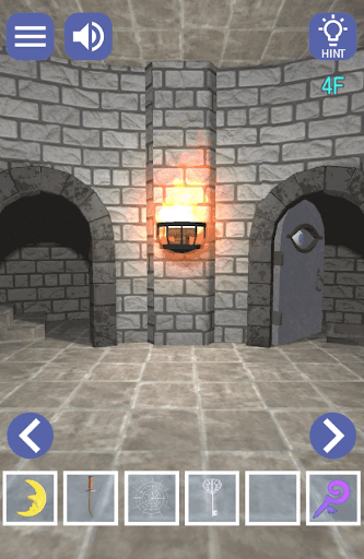 ドラゴンと魔法使いの住む塔_4階_左側に二回移動する