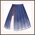 青墨華-スカート