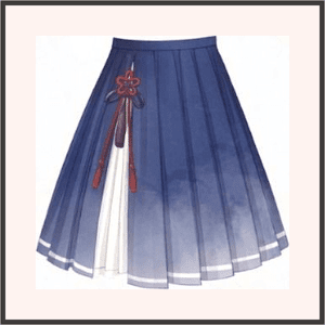 青墨華-スカート