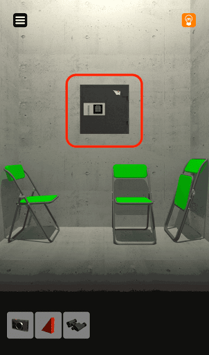 脱出ゲーム非常階段_2階_金庫の四角形
