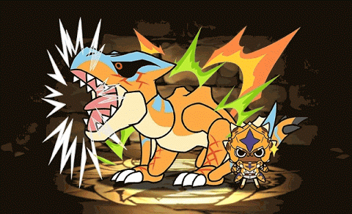 怒るティガレックス&amp;レックスネコ