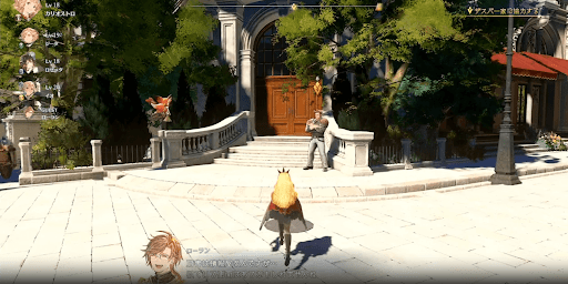 中央広場にいるザスバの手下に話しかける