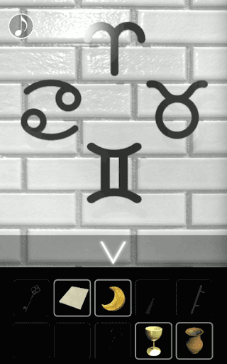 月の見える城からの脱出_半月の石入手まで