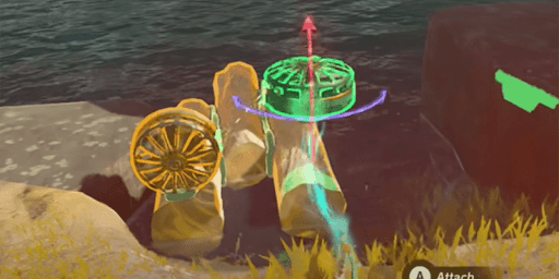 物体と物体をくっつけられる