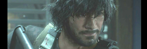 バイオRE3_カルロスの見た目がワイルドになっている