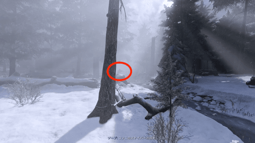 仲間と進んだ先でスナイパーを倒す