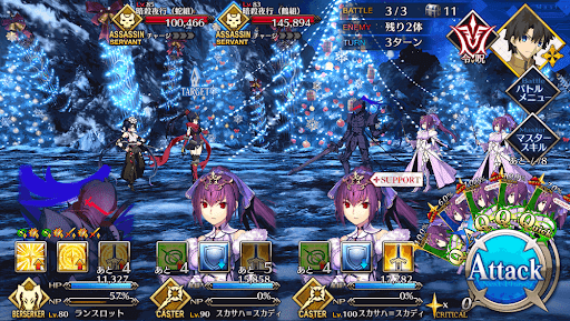 fgo-クリスマス忍法帖_バトル