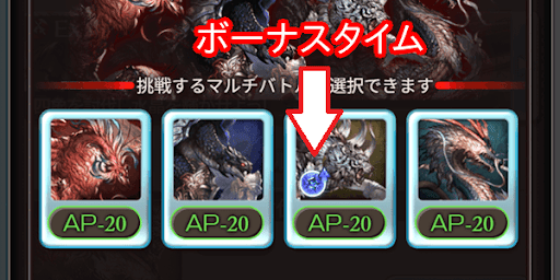 ボーナスタイム中にEXを周回する